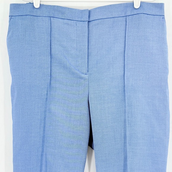 Liz Claiborne Women's Capri Pants Size 16 Blue Mid Rise Zip/Elastic Back NWT - Picture 3 of 12